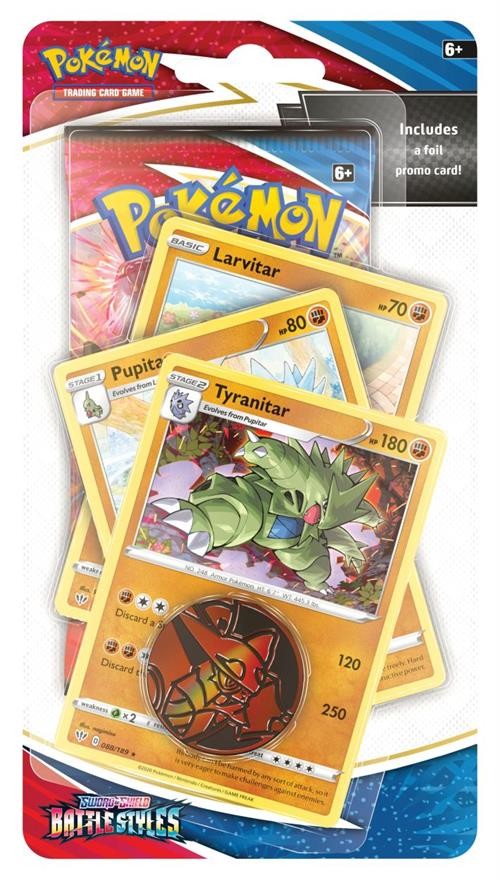 Pokémon Schwert & Schild Battle Styles Premium Checklane Blister Tyranitar