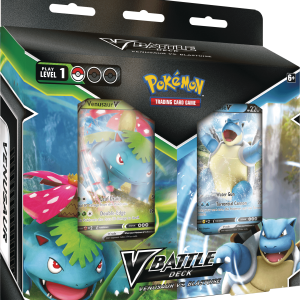 Pokémon Kampf Deck Bundle - Venusaur-V & Blastoise-V