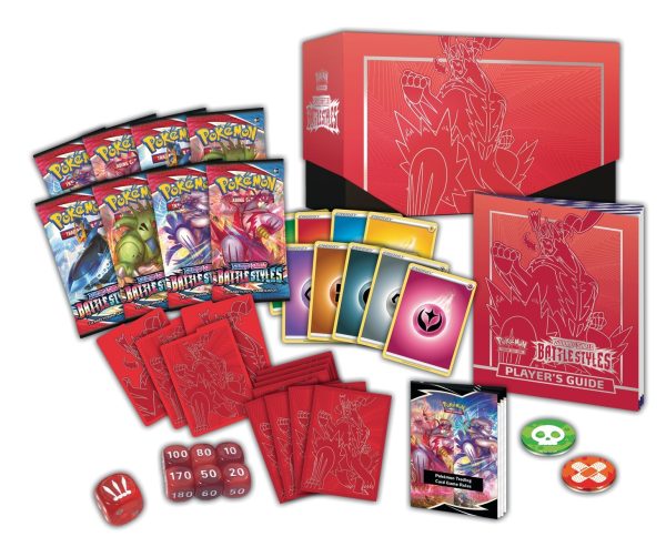 Pokemon TCG Schwert-Schild - Kampfstile Elite Trainer Box Einzelschlag Urshifu Inhalt