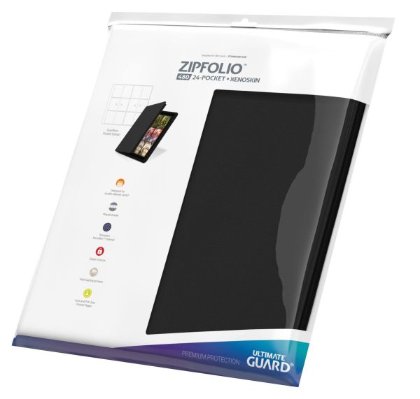 Ultimate Guard Zipfolio 480 - 24-Fach XenoSkin (Quadrow) - Schwarz - Verpackung