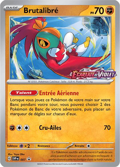 Pokemon Écarlate et Violet Stade Stratégies et Combats carte promo Brutalibré Pokemart