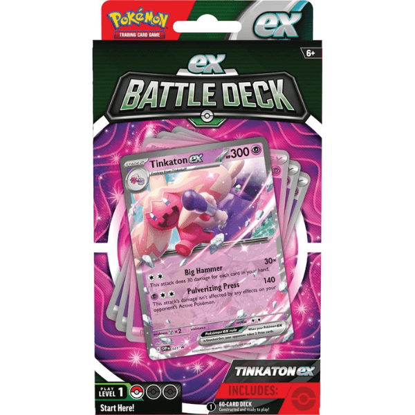 Pokemart.be-Pokémon TCG- Ex Kampf Decks -tinkaton EX zurück