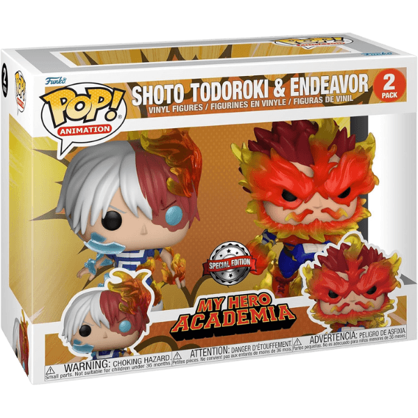 Funko!
Pop!  Animation!
My Hero Academy Shoto Todoroki & Endeavor (2er Pack)- Pokemart