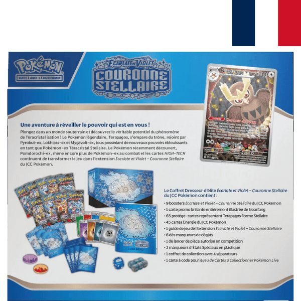 Pokemon JCC - Ecarlate et Violet 7 - Couronne Stellaire ETB Back Pokemart