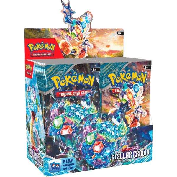 Pokemon TCG - Scharlachrot und Violett 7- Stellarkrone Booster Box Pokemart