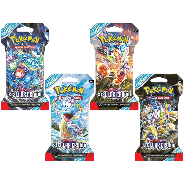 Pokemon TCG - Scharlachrot und Violett 7 - Stellar Krone Sleeved Booster Pokemart